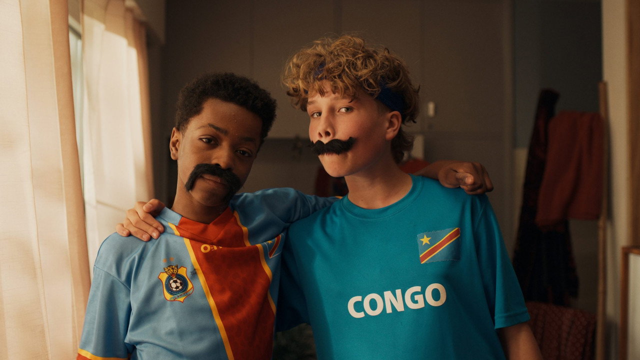 Moustache backdrop