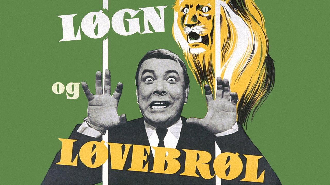 Løgn og løvebrøl backdrop