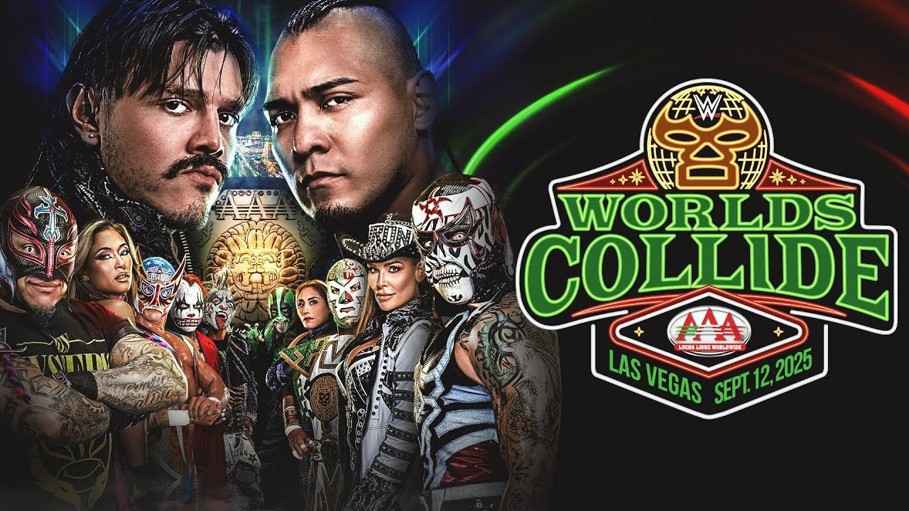 WWE/AAA Worlds Collide 2025: Las Vegas backdrop