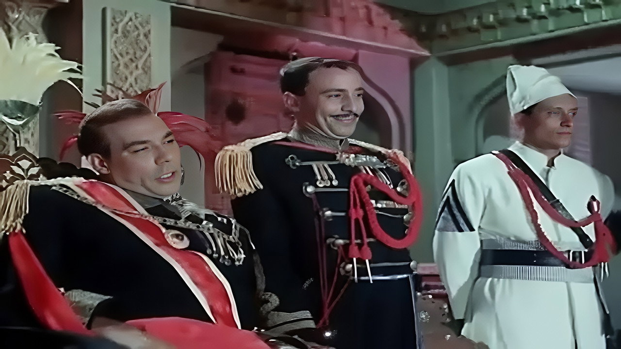 His Majesty backdrop