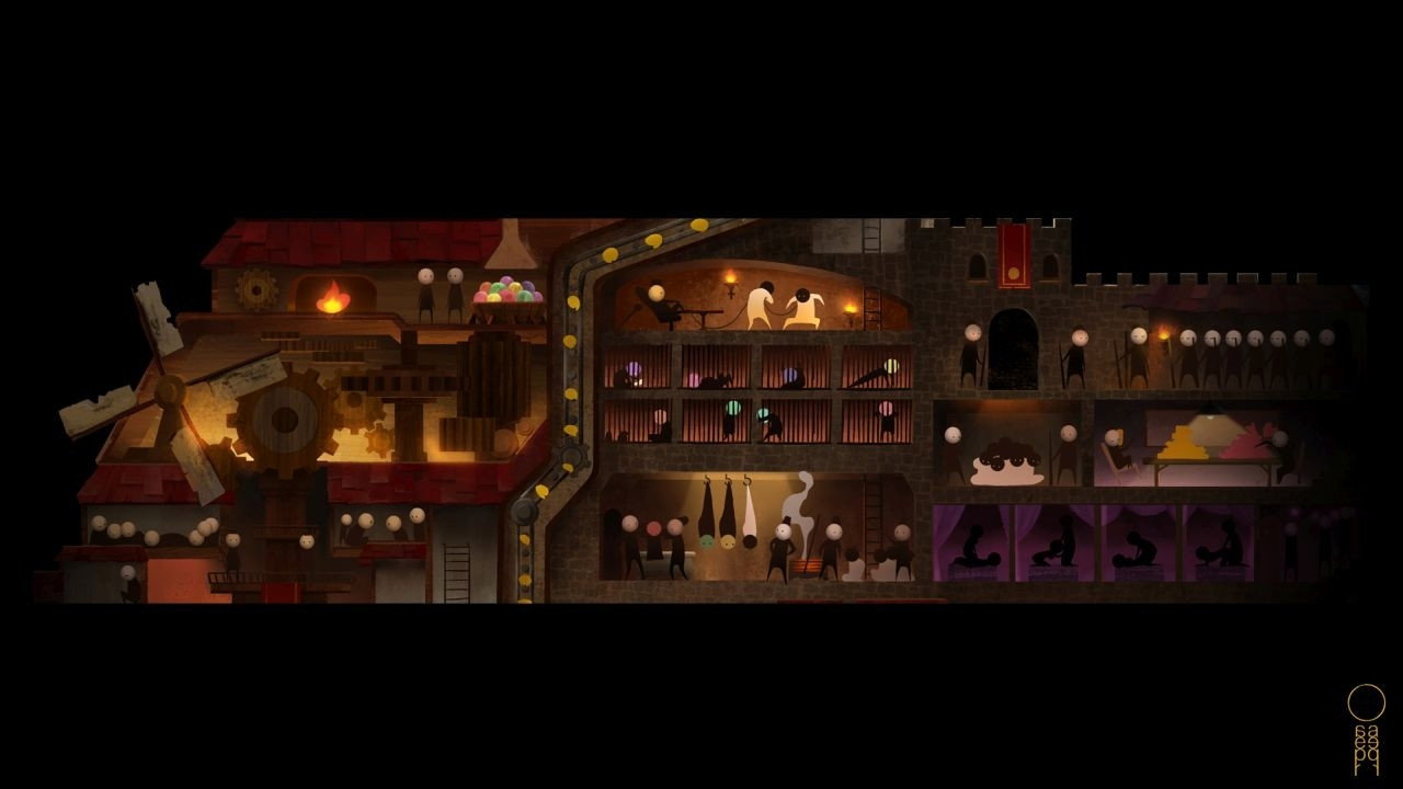 Opera backdrop