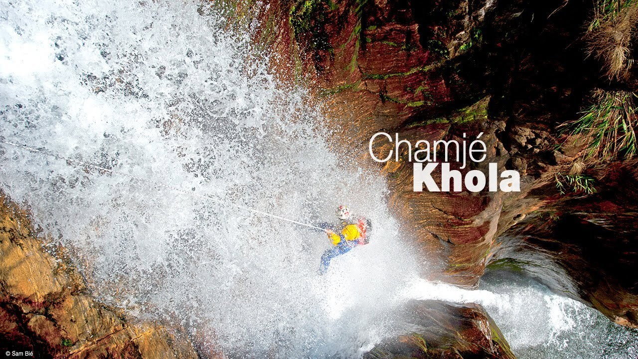Chamje Khola backdrop