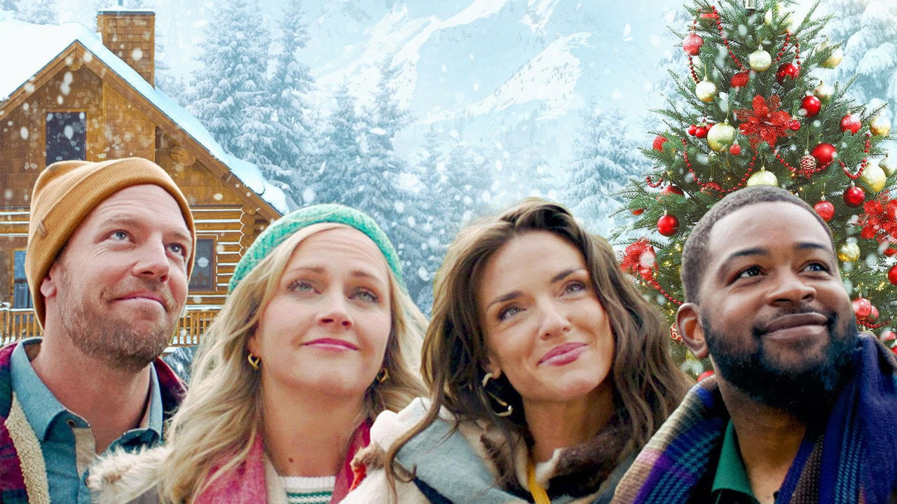 Christmas at the Cabin backdrop