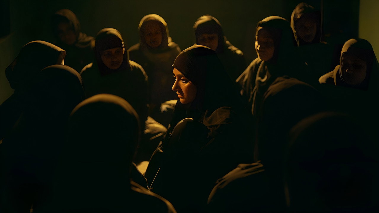 Burqa backdrop