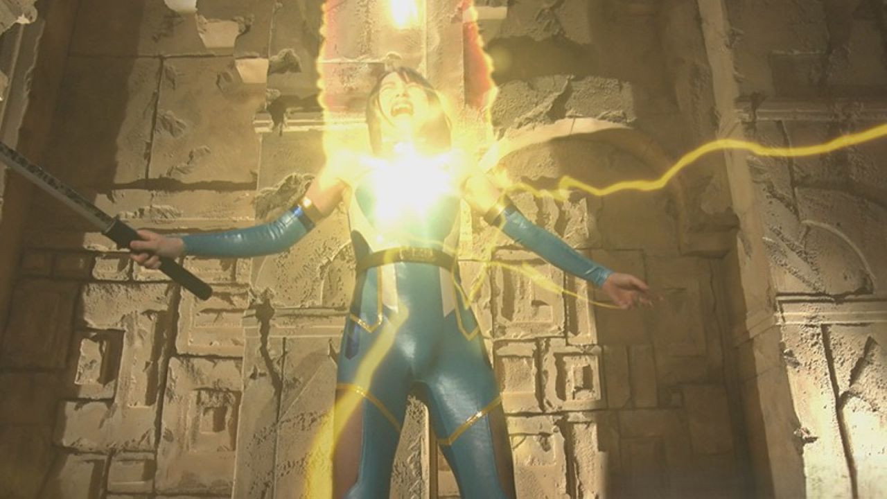 Burning Action Super Heroine Chronicles 42 - Demon Avenger Raika backdrop