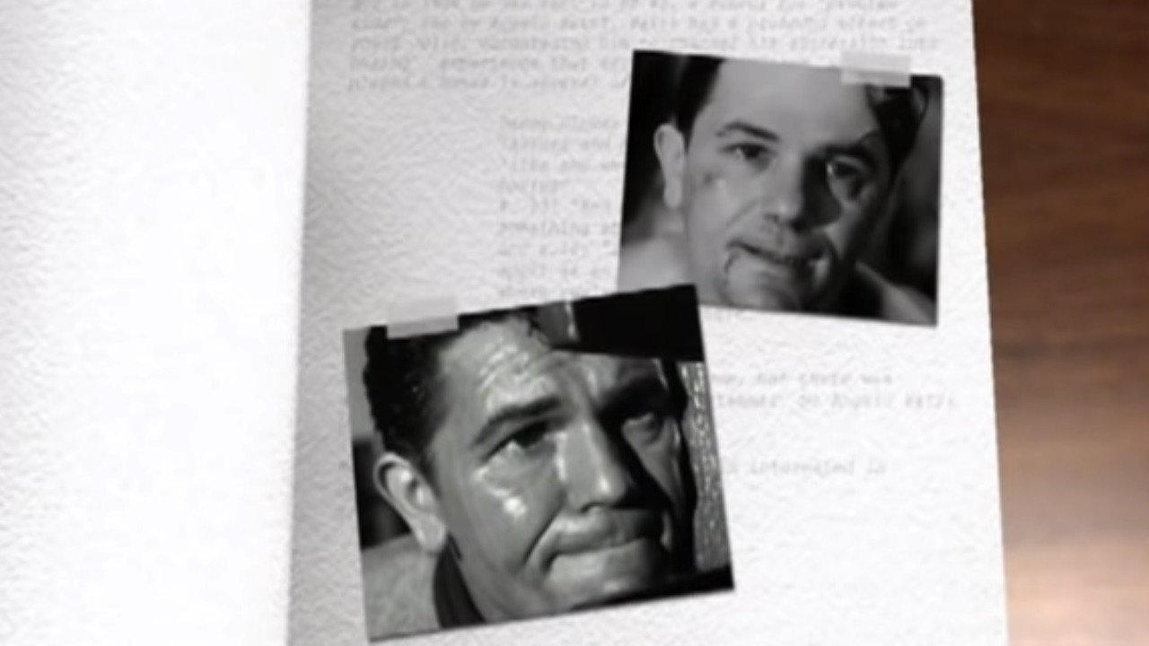 The John Garfield Story backdrop