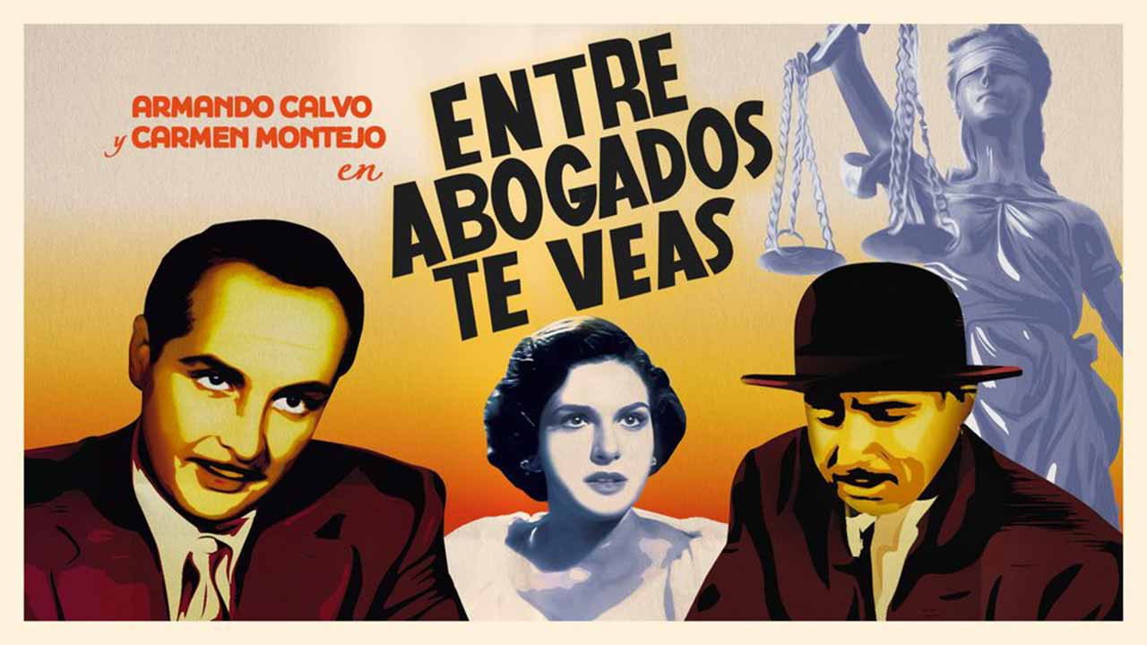 Entre abogados te veas backdrop