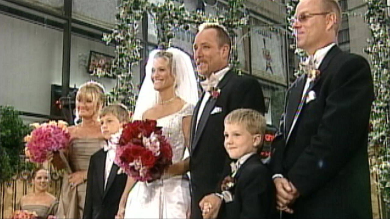 The Wedding Video backdrop