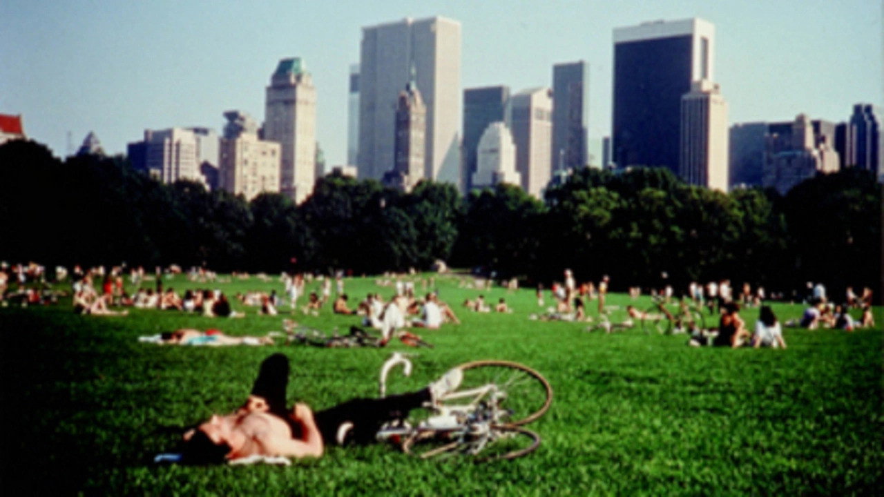 Central Park backdrop