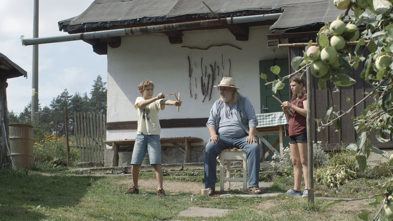 Děda backdrop