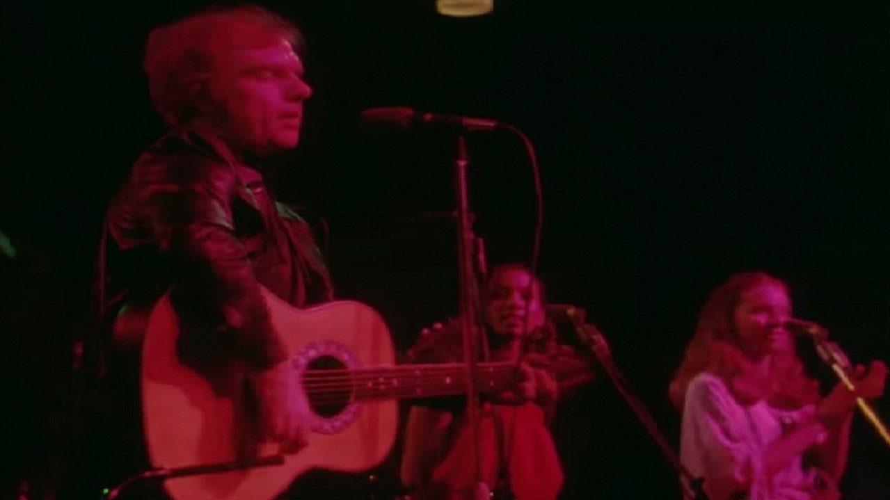 Van Morrison in Ireland backdrop