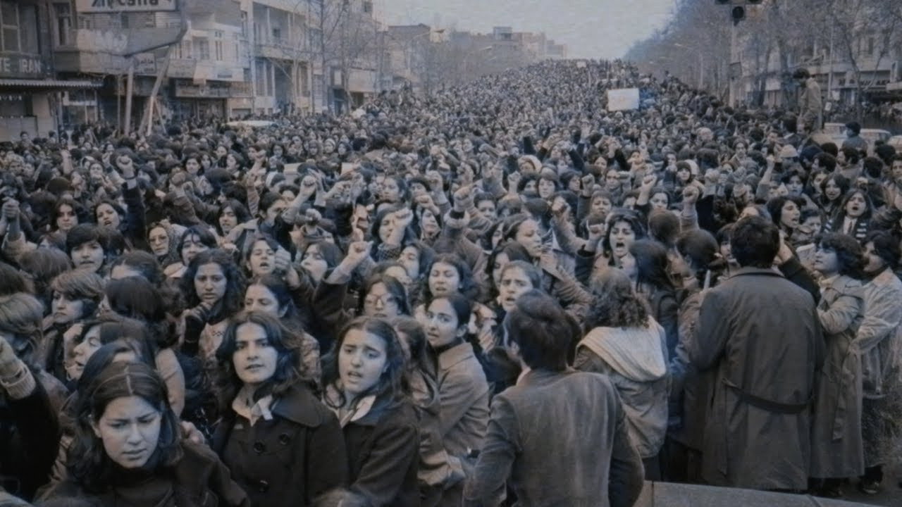 Beyond Borders: Arab Feminists Talk About Their Lives... East and West backdrop