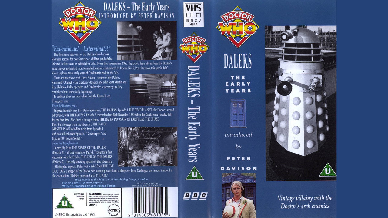 Doctor Who: Daleks - The Early Years backdrop