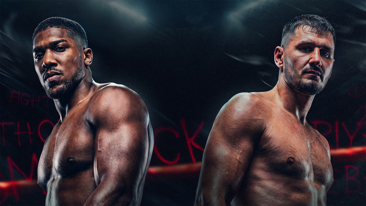 Anthony Joshua vs. Kristian Prenga backdrop