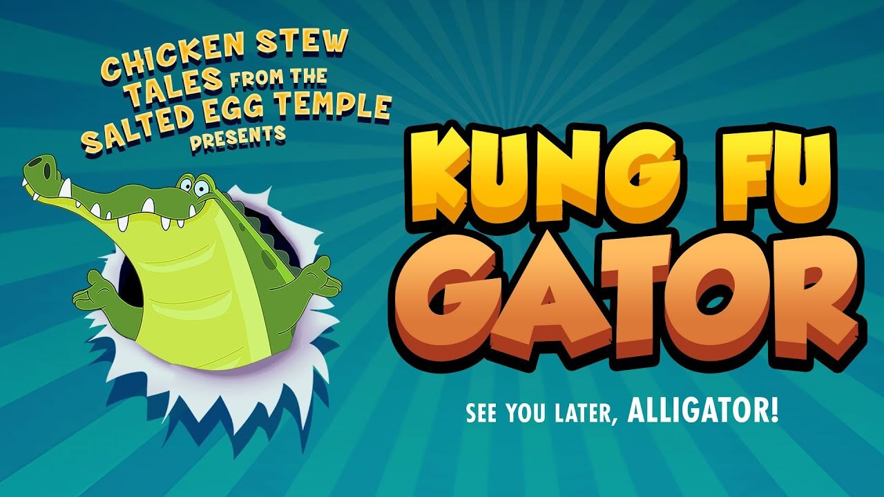 Kung Fu Gator backdrop