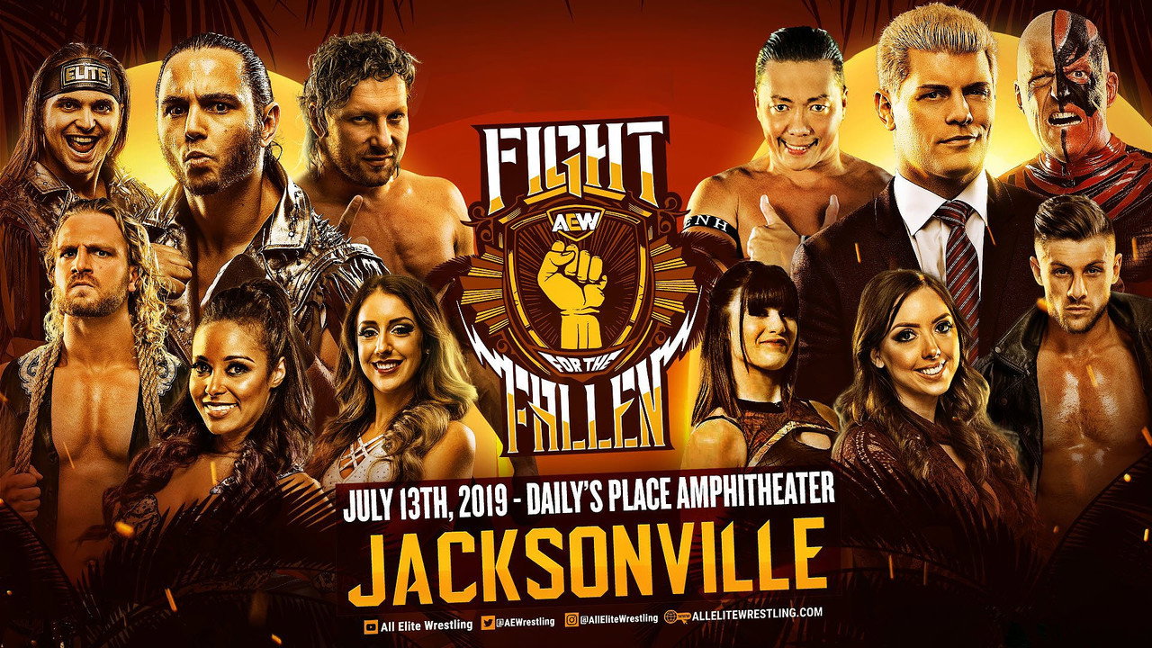 AEW Fight for the Fallen backdrop