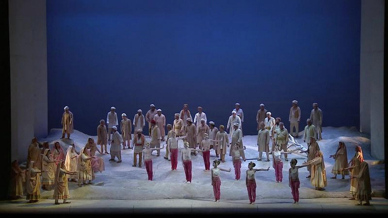 The Pearl Fishers backdrop