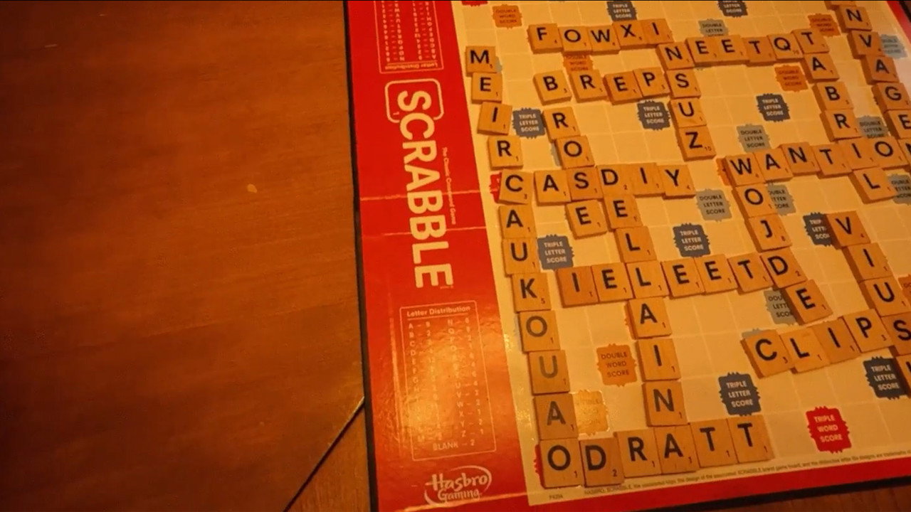 Funny Scrabble backdrop