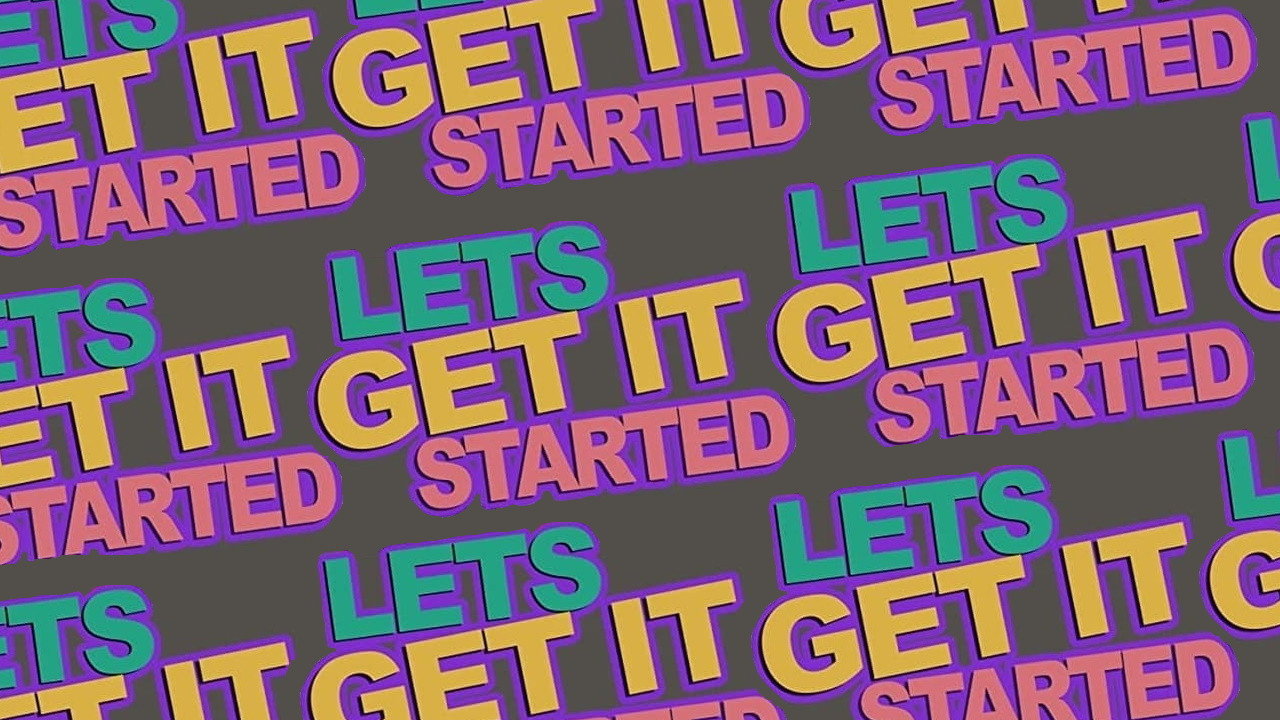 Let's Get it Started backdrop