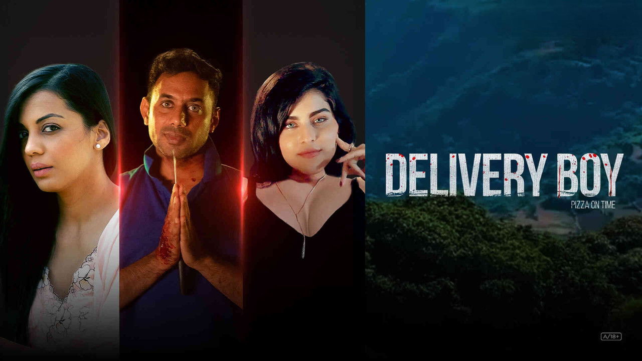 Delivery Boy Pizza On Time backdrop