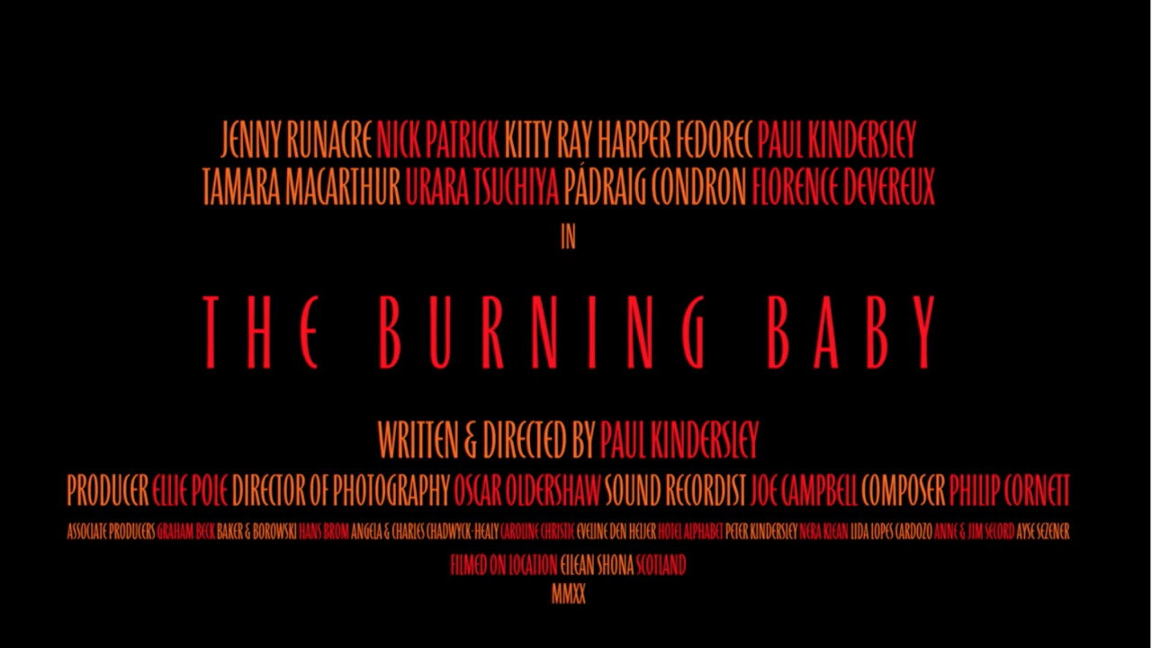 The Burning Baby backdrop