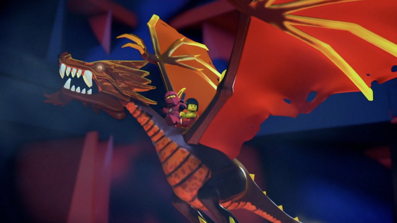 LEGO Ninjago: Flight of the Dragon Ninja backdrop