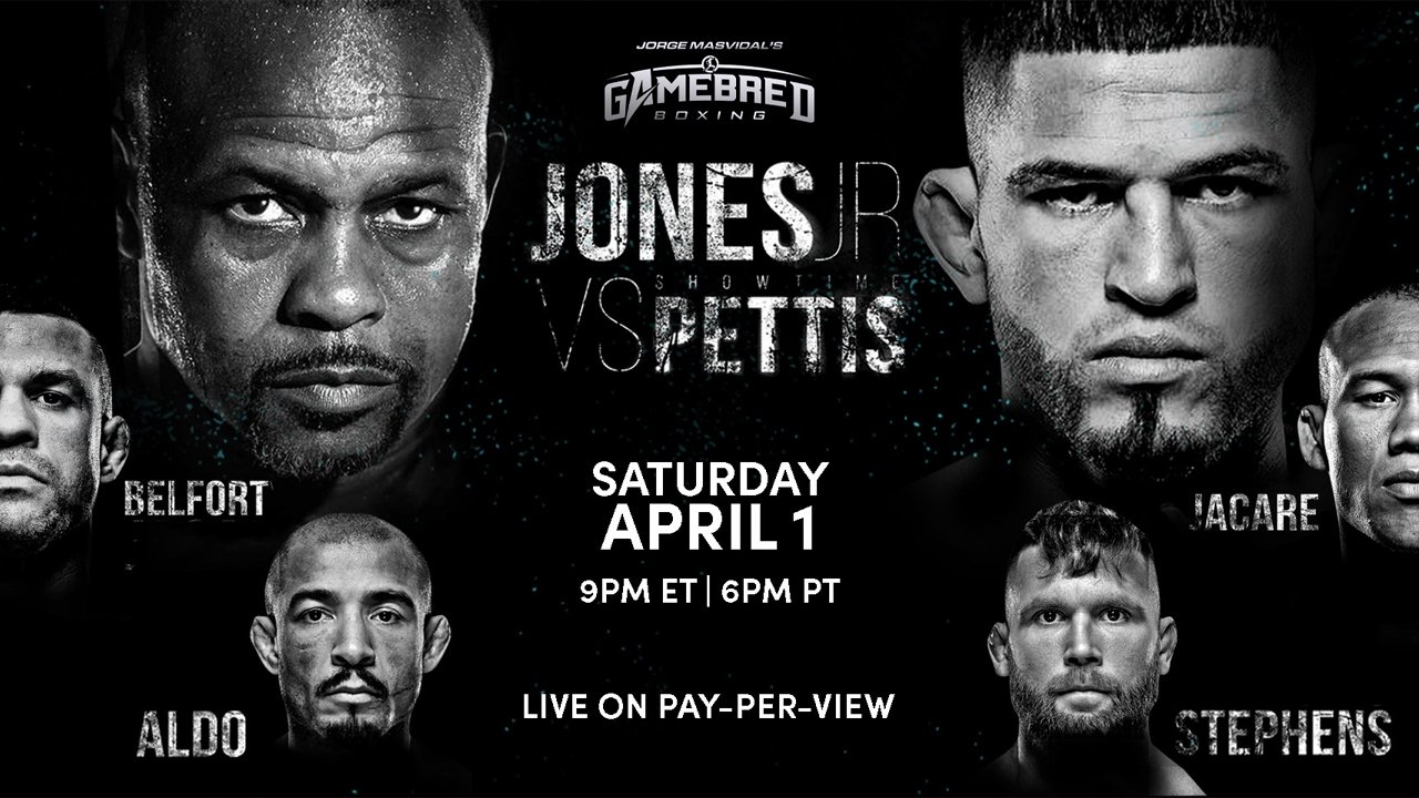 Roy Jones Jr vs. Anthony Pettis backdrop