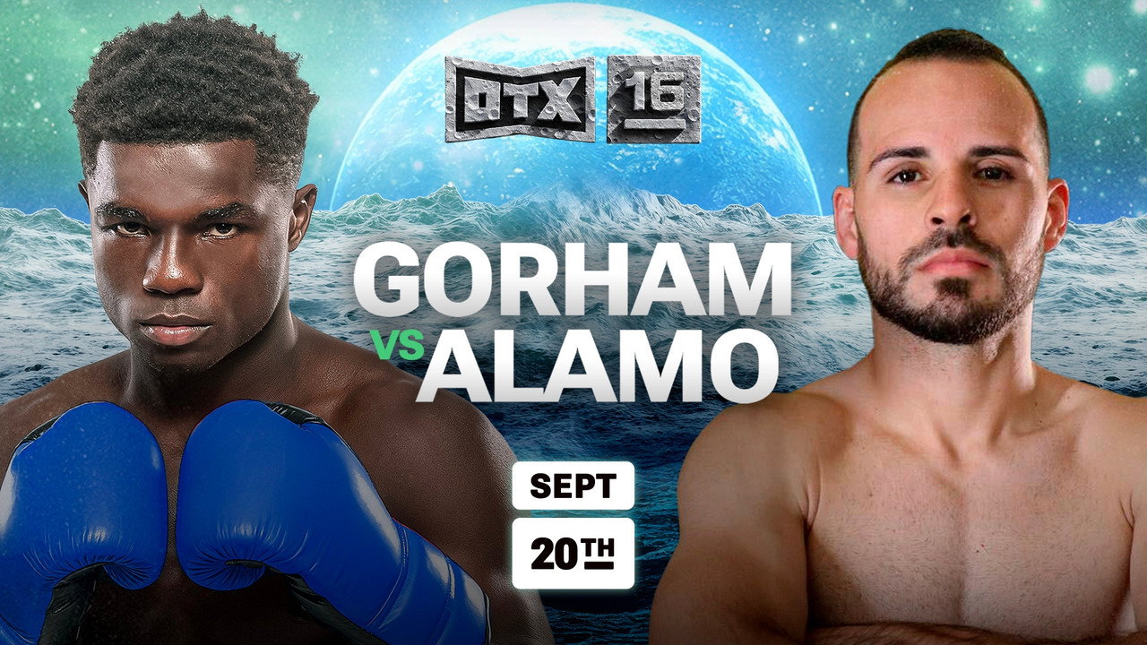 Breyon Gorham vs. Yomar Alamo backdrop