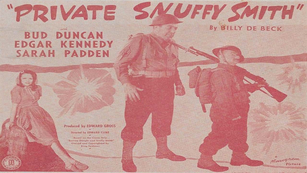 Private Snuffy Smith backdrop