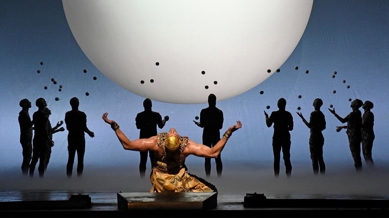 The Metropolitan Opera: Akhnaten backdrop