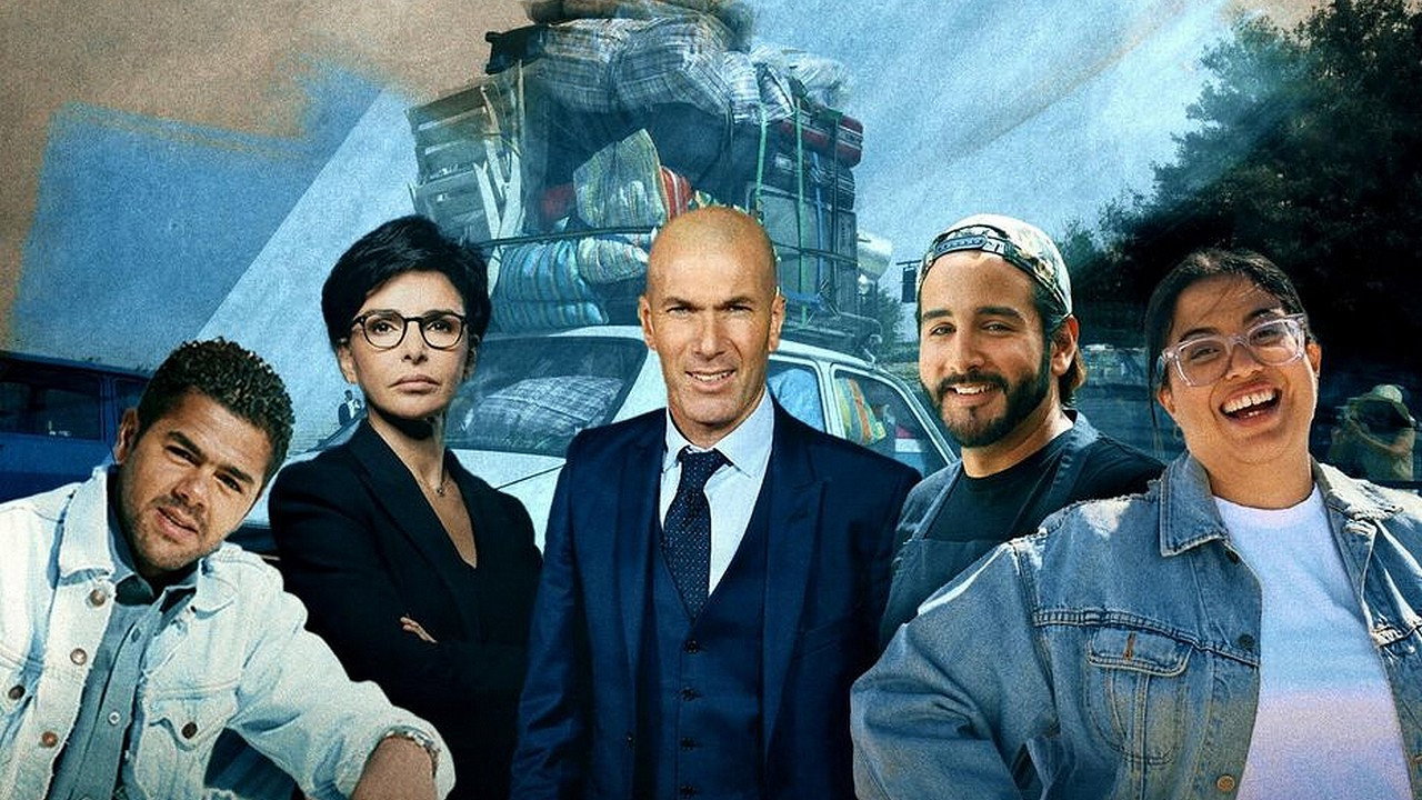 L'Arabe dans le poste backdrop