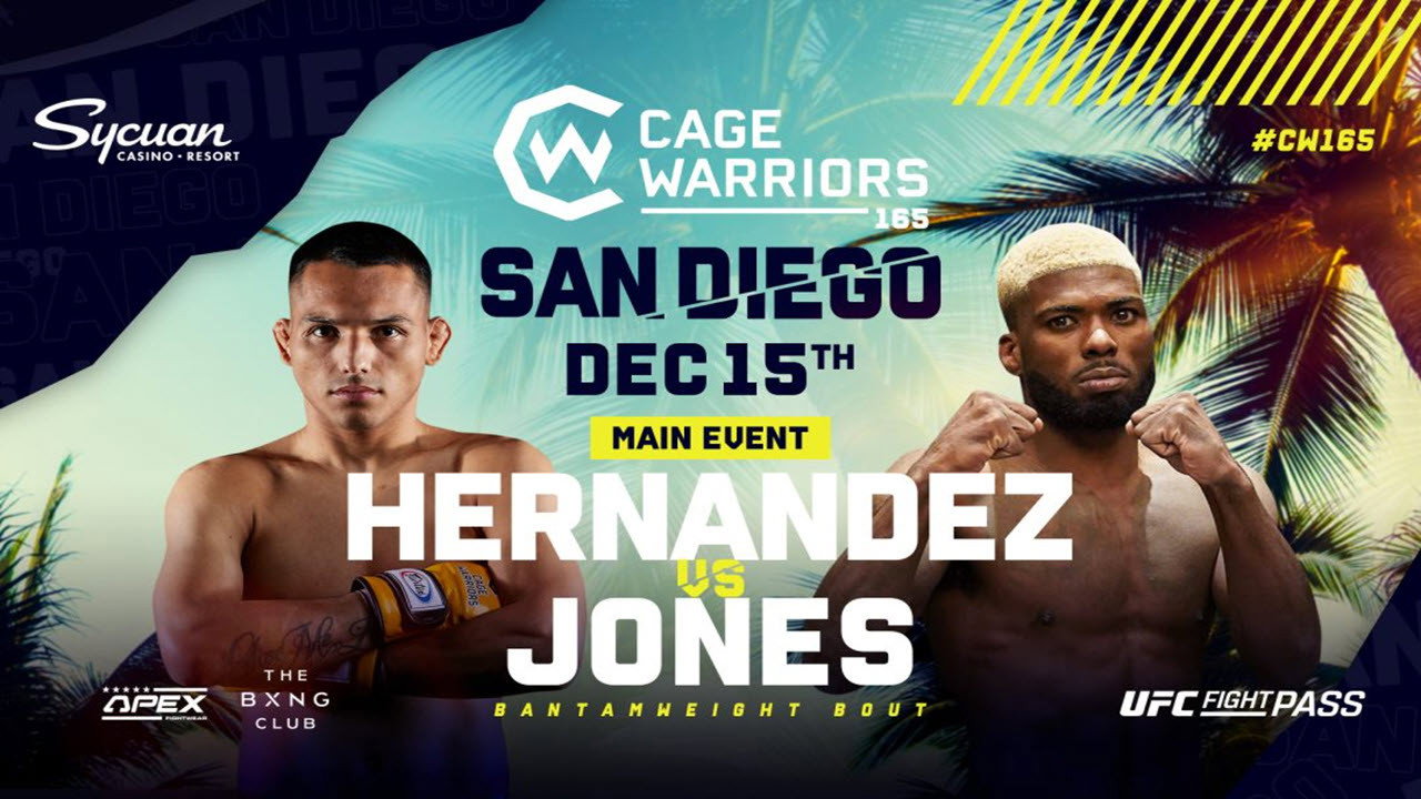 Cage Warriors 165: San Diego backdrop
