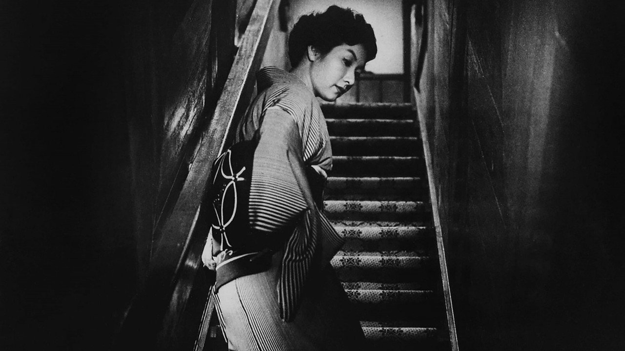 When a Woman Ascends the Stairs backdrop