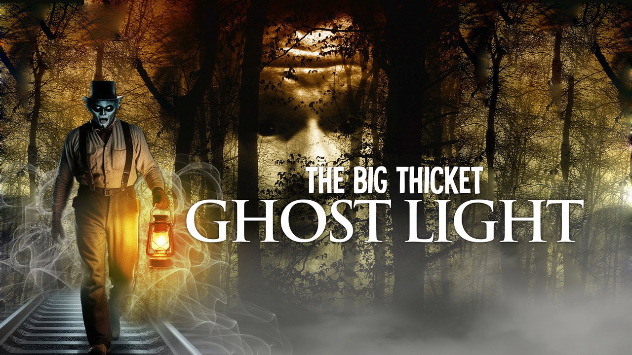 The ghost light of the Big Thicket backdrop