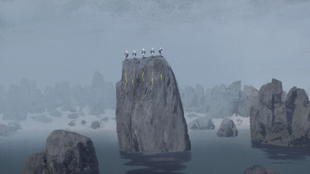 Island backdrop