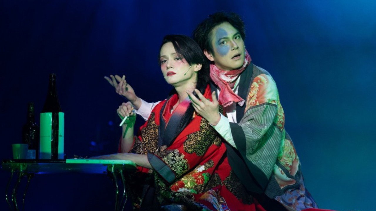 Stage 「Sakurahime Azuma Bunsho」 乱れ散り Ver. backdrop