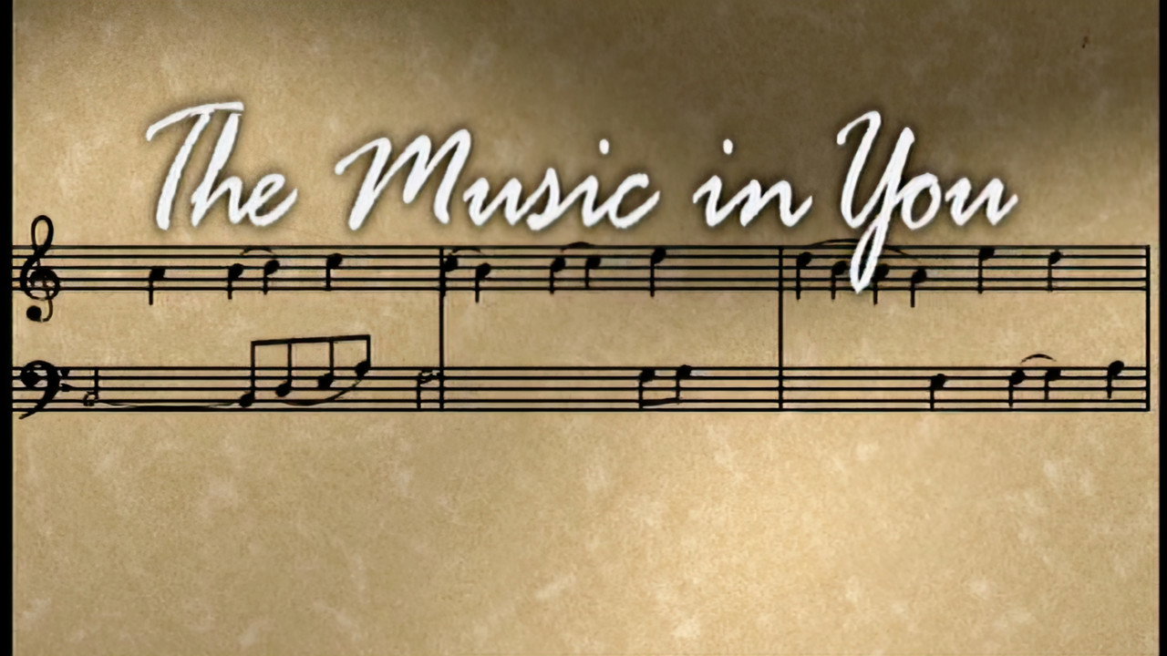 The Music in You backdrop