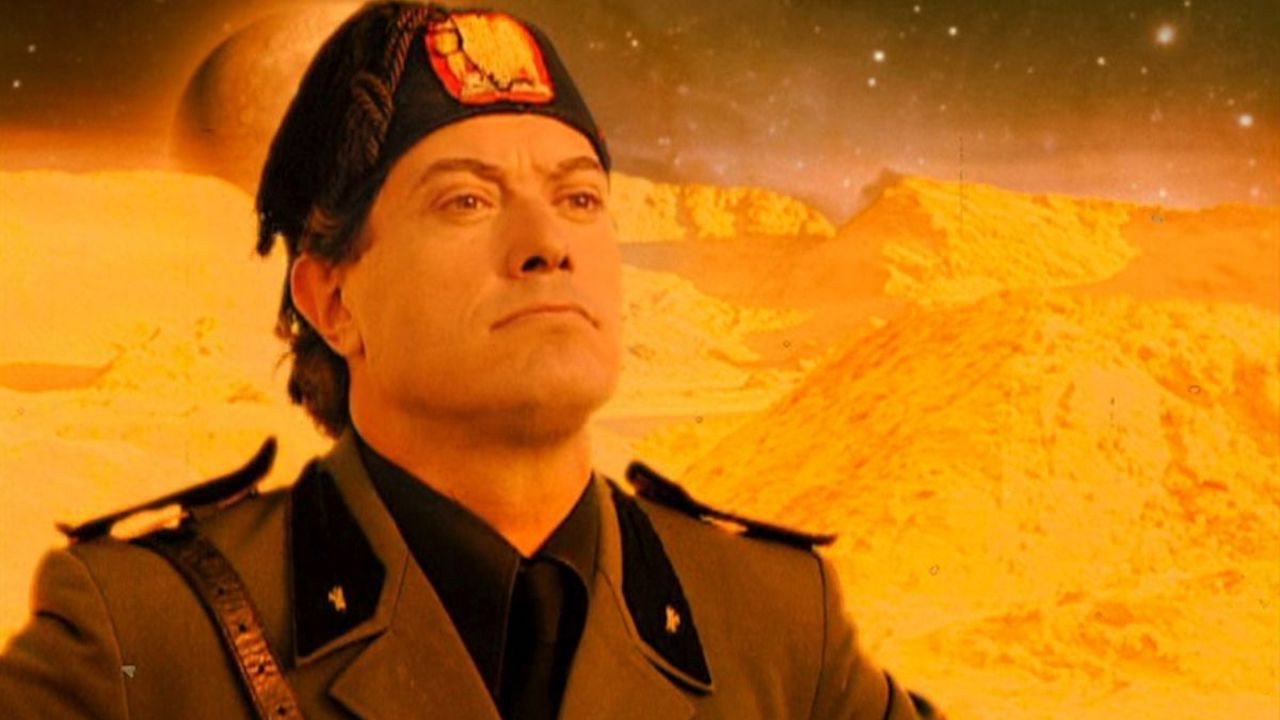 Fascists on Mars backdrop