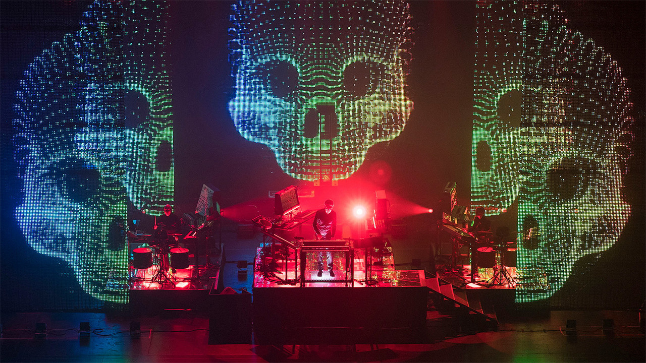 Jean-Michel Jarre - Electronica Tour Live In Birmingham backdrop