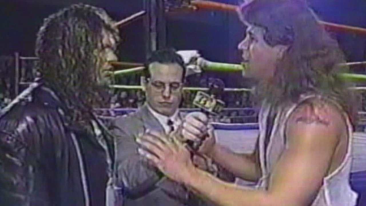 ECW 3 Way Dance backdrop