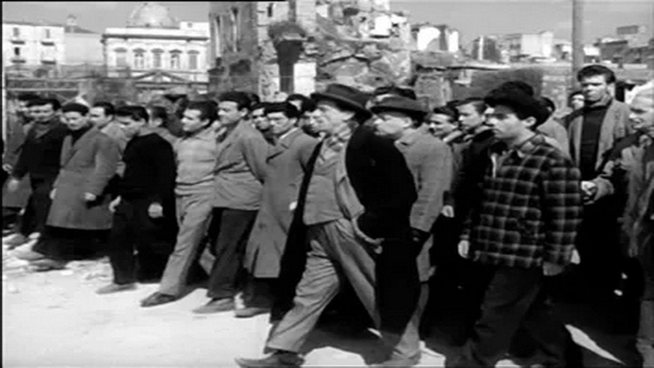 Neopolitans in Milan backdrop
