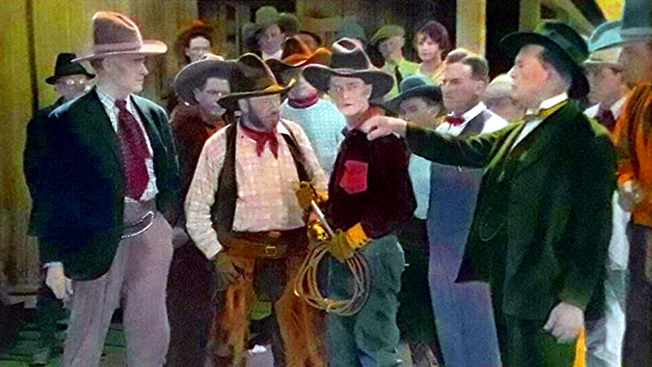The Galloping Cowboy backdrop
