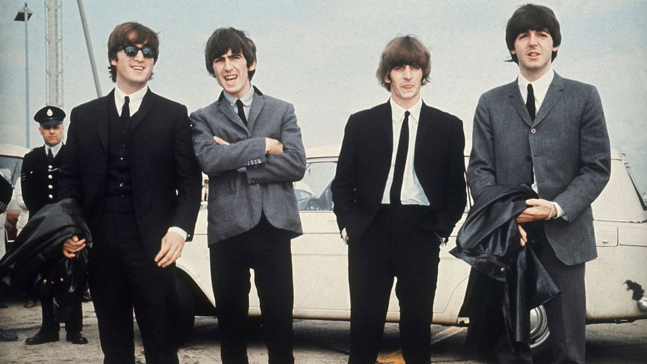 Meet the Beatles backdrop