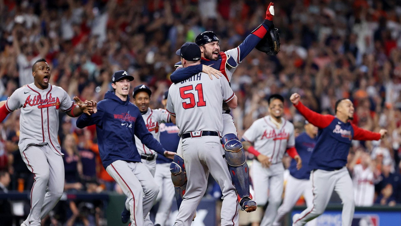 2021 World Series Champions: Atlanta Braves backdrop