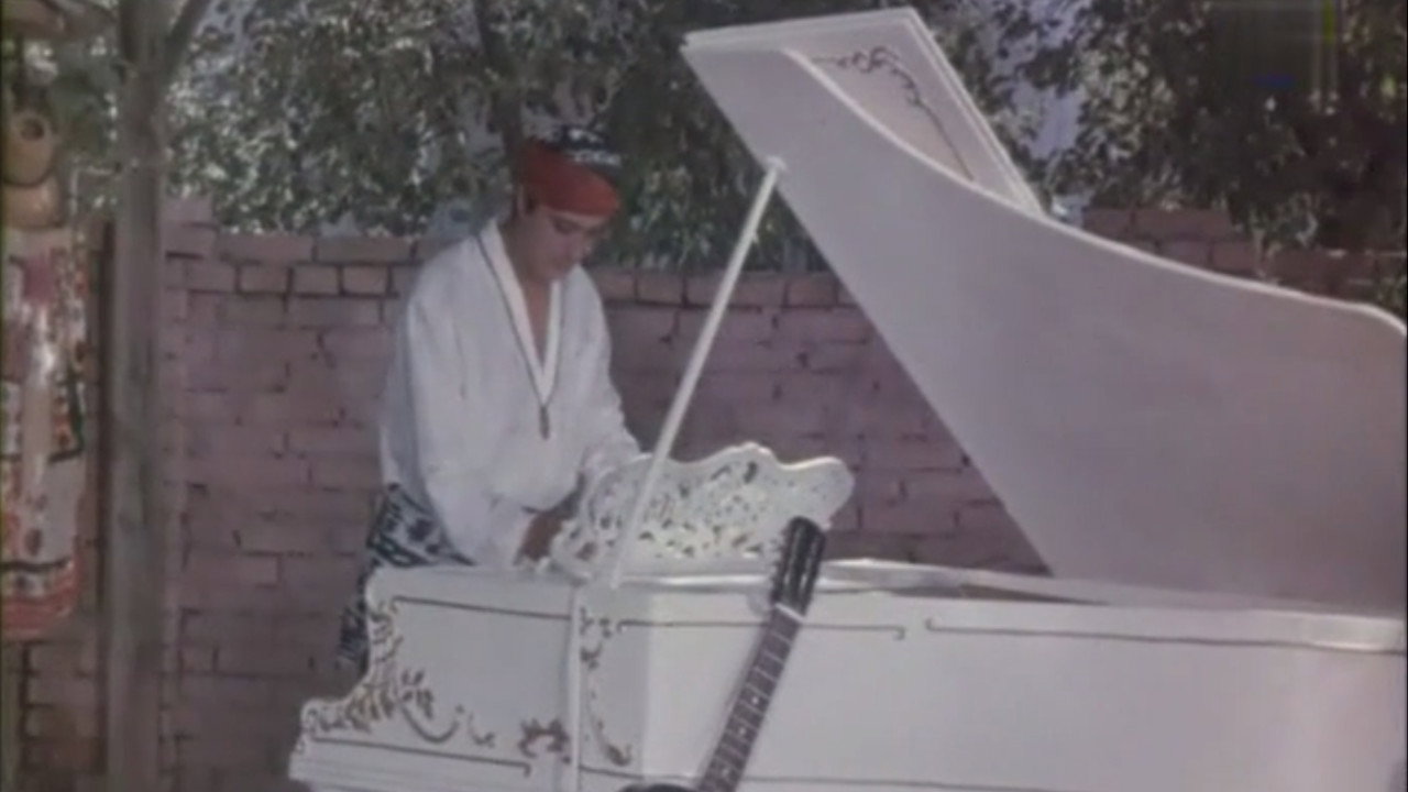The White Grand Piano backdrop