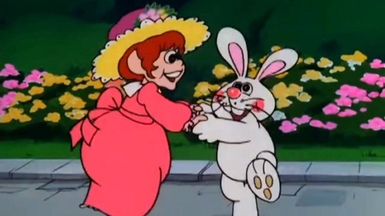 The First Easter Rabbit backdrop