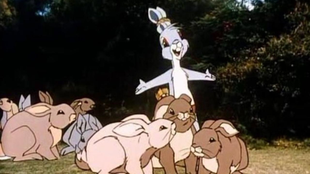 Dot and the Bunny backdrop