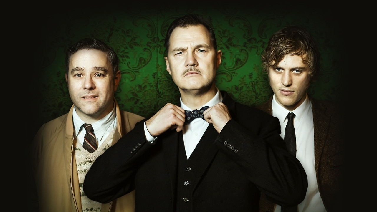 National Theatre Live: Hangmen backdrop