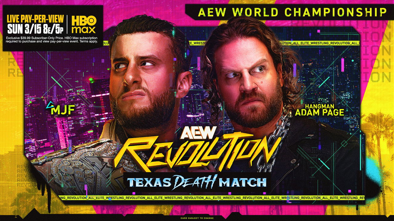 AEW Revolution 2026 backdrop