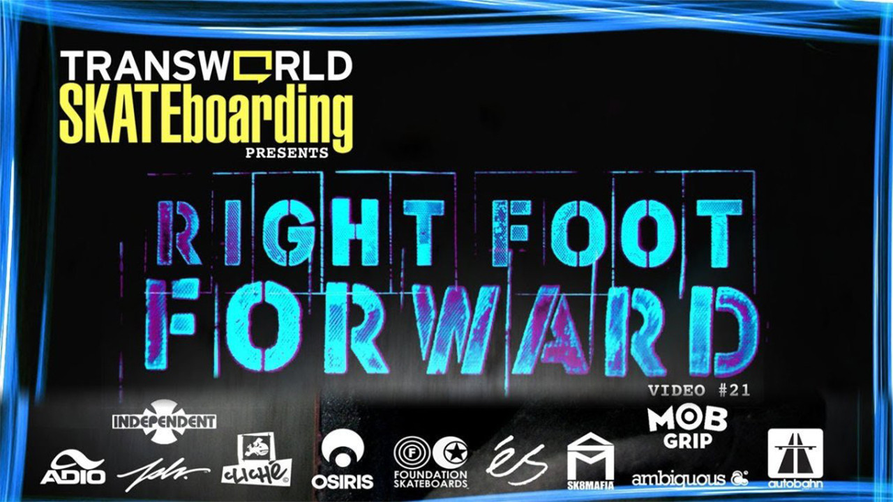 Right Foot Forward backdrop